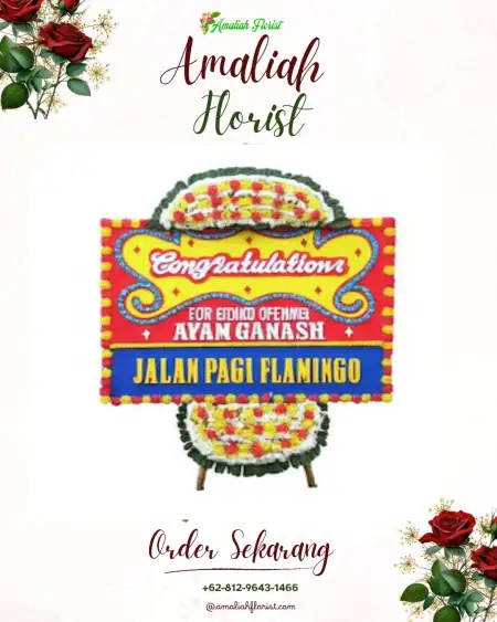 Sewa Papan Bunga Jawa Kanan
